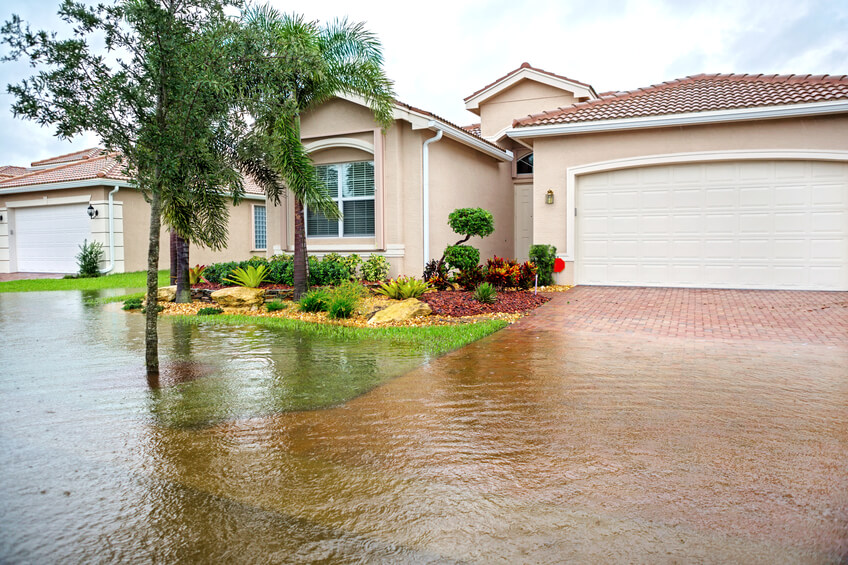 flooding from a hurricane or tropical storm